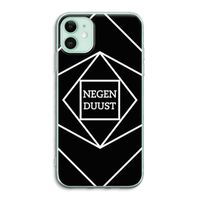 Negenduust geometrisch: iPhone 11 Transparant Hoesje Negenduust geometrisch: iPhone 11 Transparant Hoesje