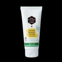 Traay Bee Honest Zonnebrand aloe & honing SPF50 100 Milliliter