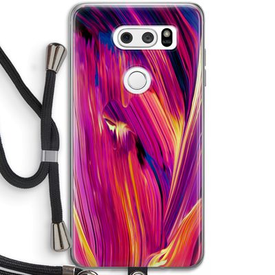 Phoenix: LG V30 Transparant Hoesje met koord