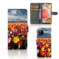 Samsung Galaxy A42 5G Hoesje Tulpen - thumbnail