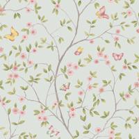 Dutch Wallcoverings Blomstermala - Hilma Blue/Green - Blauw/Groen Dutch Wallcoverings Blomstermala - Hilma Blue/Green - Blauw/Groen