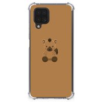 Samsung Galaxy A12 Stevig Bumper Hoesje Baby Hyena - thumbnail