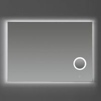 Badkamerspiegel Sanilux Met Spiegelverwarming Dimbare LED-Verlichting en Make-Up Spiegel 100x70x2,5 cm - thumbnail