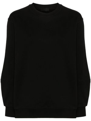 Moncler sweat à logo embossé - Noir