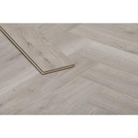 Leen Bakker - Laminaat Herringbone - Visgraat Eiken - HDF - Grijs