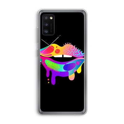 Lip Palette: Samsung Galaxy A41 Transparant Hoesje