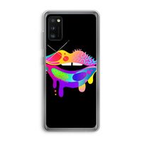 Lip Palette: Samsung Galaxy A41 Transparant Hoesje