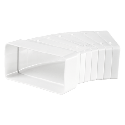 Kunststof Variabele Bocht 3° T/m 48° - 204 X 60mm - Wit