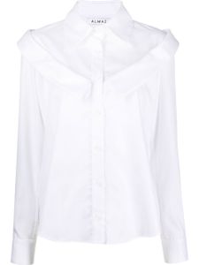 Almaz chemise à col double - Blanc