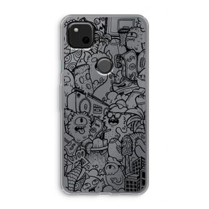 Vexx Black City : Google Pixel 4a Transparant Hoesje