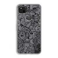 Vexx Black City : Google Pixel 4a Transparant Hoesje