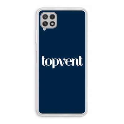 Topvent Navy: Samsung Galaxy A22 4G Transparant Hoesje