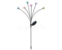 Solar Tuinsteker Bloem 6 LED 70cm Multi