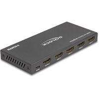 Delock 18604 HDMI-schakelaar 4 x HDMI in naar 1 x HDMI uit 8K 60 Hz