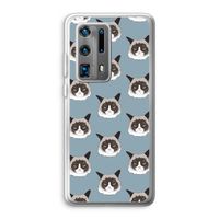 It's a Purrr Case: Huawei P40 Pro Plus Transparant Hoesje