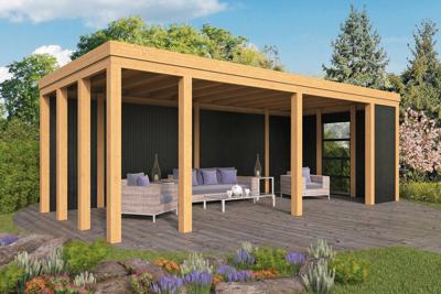 DHZ Plat dak Brammelo zwart