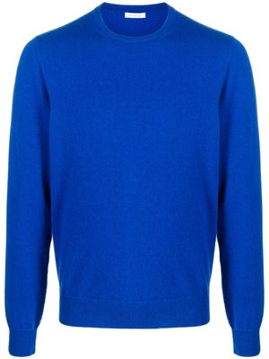 Malo pull en cachemire à col rond - Bleu