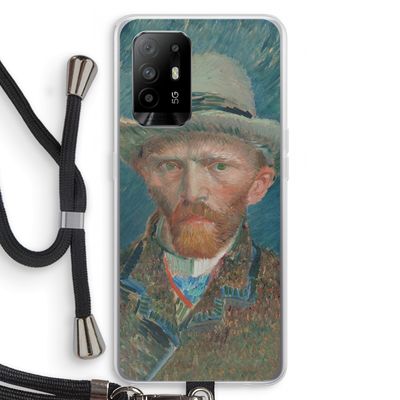 Van Gogh: Oppo A95 5G Transparant Hoesje met koord