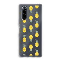 Ananas: Sony Xperia 5 Transparant Hoesje