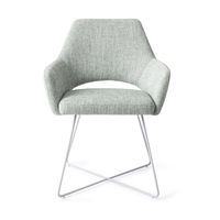 Jesper Home Yanai eetkamerstoel Soft Sage cross white