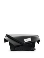 Maison Margiela pochette Snatched en cuir - Noir - thumbnail