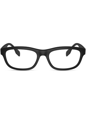 Burberry Eyewear lunettes de vue rectangulaires à logo - Noir