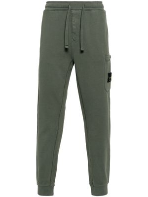 Stone Island pantalon de jogging à patch Compass - Vert