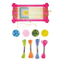 Toi-Toys Weefgetouw met garen en kralenset