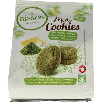 Bisson Mini cookies matcha thee citroen bio Bisson Mini cookies matcha thee citroen bio