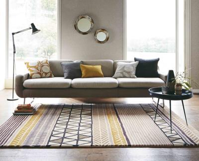 Scion - Raita Taupe 24701 - 140x200 cm Vloerkleed