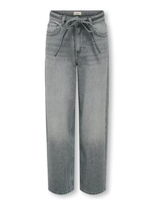 Kids ONLY winter jeansbroek meisjes - grijs - KogGianna - balloon fit