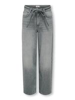 Kids ONLY winter jeansbroek meisjes - grijs - KogGianna - balloon fit