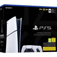 Sony PlayStation 5 console Slim Digital Edition 1 TB Wit Incl. 2 controllers Sony PlayStation 5 console Slim Digital Edition 1 TB Wit Incl. 2 controllers