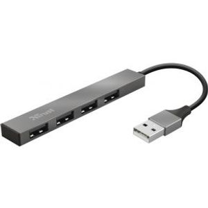 Trust Halyx 4-Port Mini USB Hub Aluminium