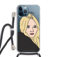 Ashley: iPhone 12 Pro Transparant Hoesje met koord