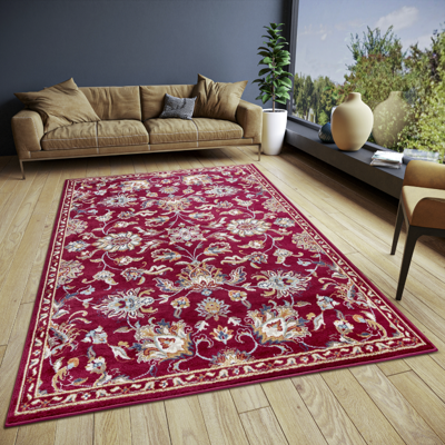 Vloerkleed Caracci Rood 160x235 Cm Laagpolig Home Collectie - Dekbed-Discounter.nl
