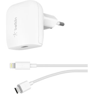 Boost Charge 18w USB-C wandlader +USB-C/ Lightning kabel Oplader