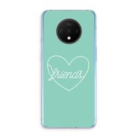 Friends heart pastel: OnePlus 7T Transparant Hoesje