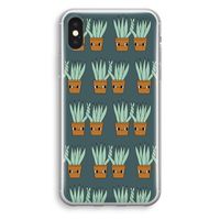 Sansevieria: iPhone XS Transparant Hoesje Sansevieria: iPhone XS Transparant Hoesje