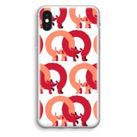 Dogs: iPhone XS Transparant Hoesje