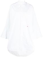 Palm Angels robe-chemise à manches évasées - Blanc - thumbnail