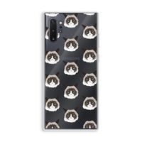 It's a Purrr Case: Samsung Galaxy Note 10 Plus Transparant Hoesje