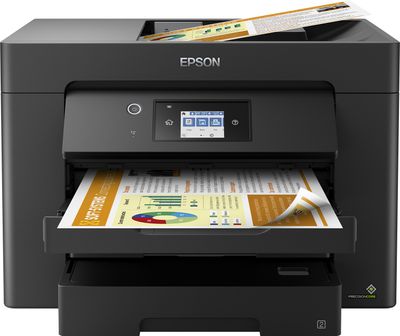 EpsonWorkForce WF-7830DTWF All-in-one inkjet printer Zwart