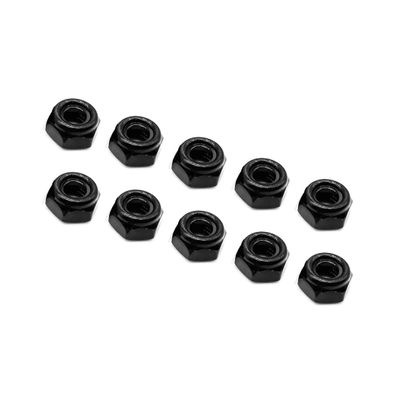 DuraTruss DT Nut M10 vergrendelende moer zwart (10 stuks)