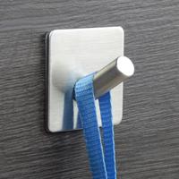 RVS één Slant haak badkamer niet-geperforeerd Coat Rack