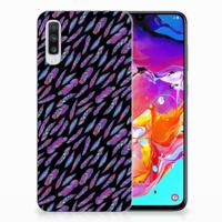 Samsung Galaxy A70 | TPU bumper | Feathers Color