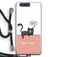 GSM poes: Honor 9 Transparant Hoesje met koord