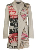 Comme Des Garçons Pre-Owned manteau imprimé 2008 - Tons neutres - thumbnail