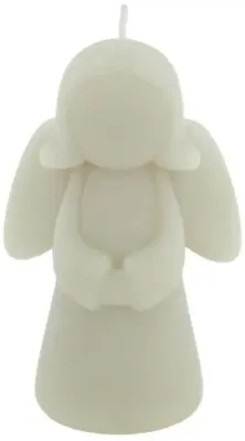 Home Society kaars engel 13x10x19cm greige