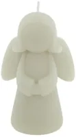 Home Society kaars engel 13x10x19cm greige